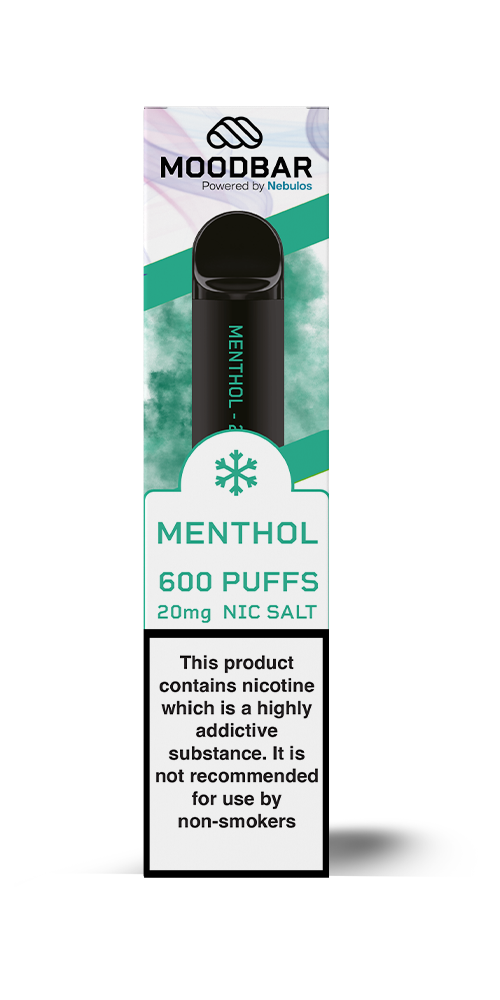  MOODBAR Menthol 20mg Nicotine Disposable Vape