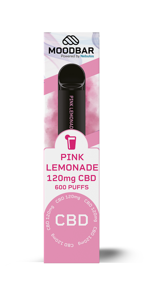 MOODBAR Pink Lemonade 120mg CBD Disposable Vape
